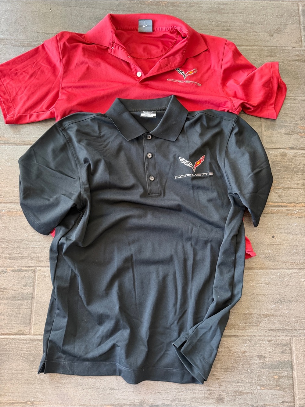 Nike Men's Polo Shirt - Black and Red